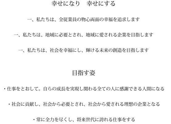 株式会社住機トータルサービス　経営理念